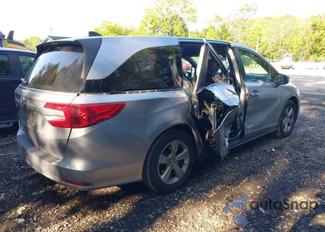 2019 Honda Odyssey Ex-L из США, поврежденный, VIN 5FNRL6H78KB112584